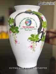 Bình gốm tặng Đại biểu cao cấp-GQT25