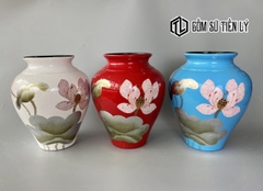 Bình hoa hút lộc cao cấp vẽ 3d-TLC09