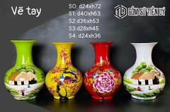Bình sơn mài tài lộc-TLM46