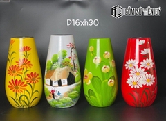 Bình gốm sơn mài cao cấp-TLM47