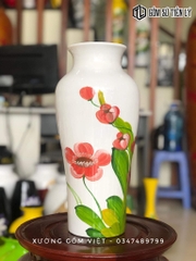 Bình sơn mài cao cấp vẽ tay-TLM81