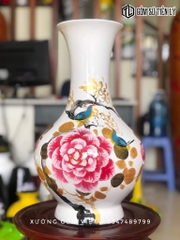 Bình sơn mài dáng tỏi-TLM84