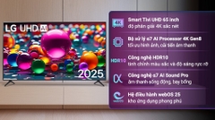 Smart Tivi LG AI 4K 65 inch 65UA8450PSA