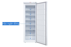 Tủ đông đứng Sanaky dung tích tổng 230 lít TD.VH230VD