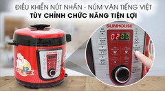 Nồi áp suất điện Sunhouse SHD 1767 6.0 lít