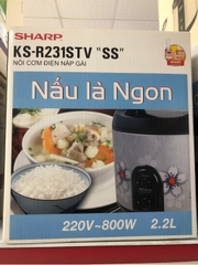 Nồi cơm điện Sharp 2.2 lít KS-R231STV