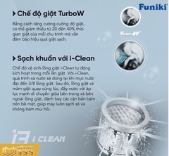 Máy giặt cửa trên Funiki Inverter HWM TDD8125ABG 12,5 cân