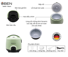 Nồi cơm nắp gài 1.8L UB 0118