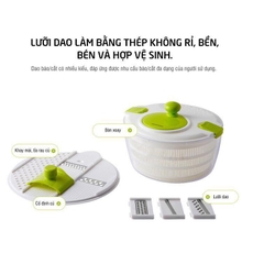 Lock and lock CKS103 Bộ Cắt Gọt Quay Khô Rau Củ