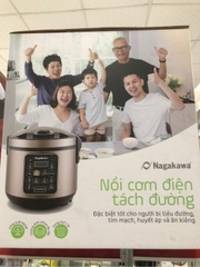 Nồi Cơm Điện Tử Tách Đường Nagakawa NAG0120 1.8L