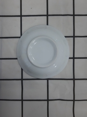 Đĩa muối (tròn) Trắng