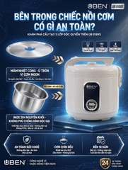 Nồi cơm điện cao cấp UBEN UB  0189S