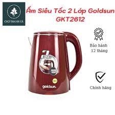 Ấm siêu tốc 2 lớp 2,2L Goldsun GKT2612