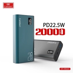 Sạc Dự Phòng 22.5W 20.000mAh Earldom ET-PD15