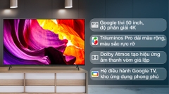 Google Tivi Sony 4K 50 inch KD-50X80K