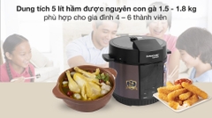 Nồi áp suất điện Sunhouse Mama SHD1588B 5 lít