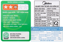 Điều hòa Midea 12.000BTU 1 chiều mono MSAFG-13CRN