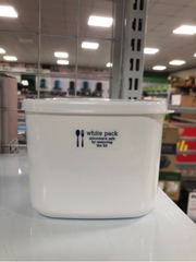 Set 5 Hộp Nhựa Đựng Thực Phẩm White Pack 1L Hàng Nhật