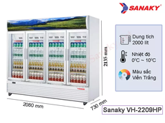 Tủ mát Sanaky VH-2209HP 2000 lít