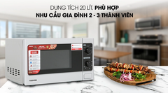 Lò vi sóng có nướng Toshiba 20 lít ER-SGM20(S1)VN