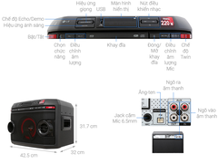 Loa bluetooth LG OL45 220W