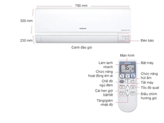 Điều hòa HITACHI 1 chiều 1.5HP-12.020BTU RAS-F13CGV