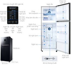 Tủ lạnh Samsung Inverter 300L RT29K5532BU/SV