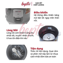 Nồi cơm điện nắp rời Apechome dung tích 1.8lit APH-222R