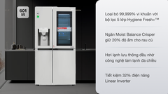 Tủ lạnh LG Inverter 601 lít Side By Side InstaView Door-in-Door GR-X247JS