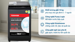 Máy giặt Toshiba 10 kg AW-M1100JV(MK)
