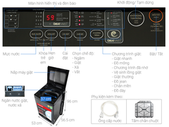 Máy giặt Toshiba 10 kg AW-M1100JV(MK)