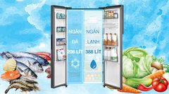 Tủ lạnh Toshiba Inverter 596 lít Side By Side GR-RS775WI-PMV(06)-MG