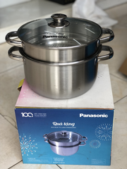 Xửng hấp Inox 3 đáy Fivestar size 28cm