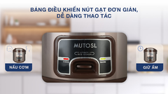 Nồi cơm điện 2.8 lít cơ Mutosi MR-38