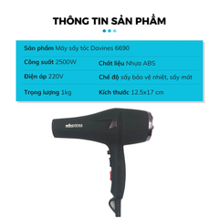 Máy sấy tóc Công nghiệp Davines công suất 2500W