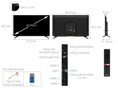 Smart Tivi Casper 43 inch 43FG5000