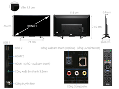 Smart Tivi Sony 50 inch KDL-50W660G