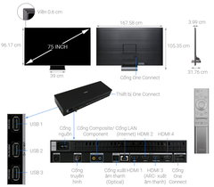 Smart Tivi QLED SamSung 4K 75inch QA75Q90R