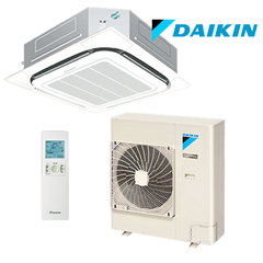 Điều hòa âm trần 24000BTU cassette Daikin FCQ71KAVEA/RZR71MVMV (3.0 Hp, Inverter, Gas R410a)