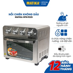 NỒI CHIÊN KHÔNG DẦU 25L MATIKA MTK-9325