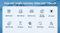 Máy giặt Casper cửa ngang Inverter 8 kg WF-8VG1