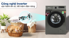 Máy giặt Casper cửa ngang Inverter 8 kg WF-8VG1