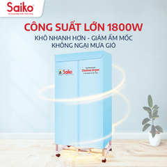 Tủ Sấy Quần Áo Đa Năng Saiko CD-1800 công suất 1800w