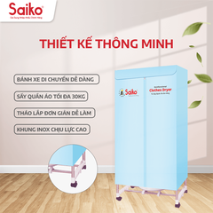 Tủ Sấy Quần Áo Đa Năng Saiko CD-1800 công suất 1800w