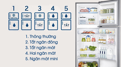 Tủ lạnh Samsung Inverter 299 lít RT29K5532S8/SV