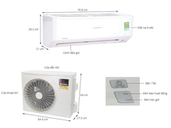 Điều hòa Mitsubishi Heavy 12000BTU 1 chiều inverter SRK13YYP-W5