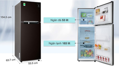 Tủ lạnh Samsung Inverter 236 lít RT22M4032BY/SV