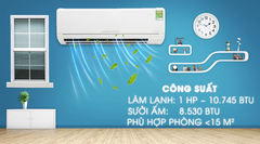 Điều hòa Mitsubishi 2 chiều Inverter 9000BTU MSZ-HT25VA