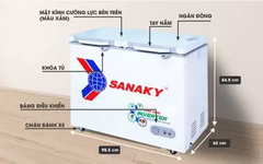 Tủ đông Sanaky Inverter 250 lít  1 ngăn đông VH-2599A4KD