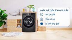 Máy giặt LG Inverter 12 kg FV1412S3BA (màu ghi)